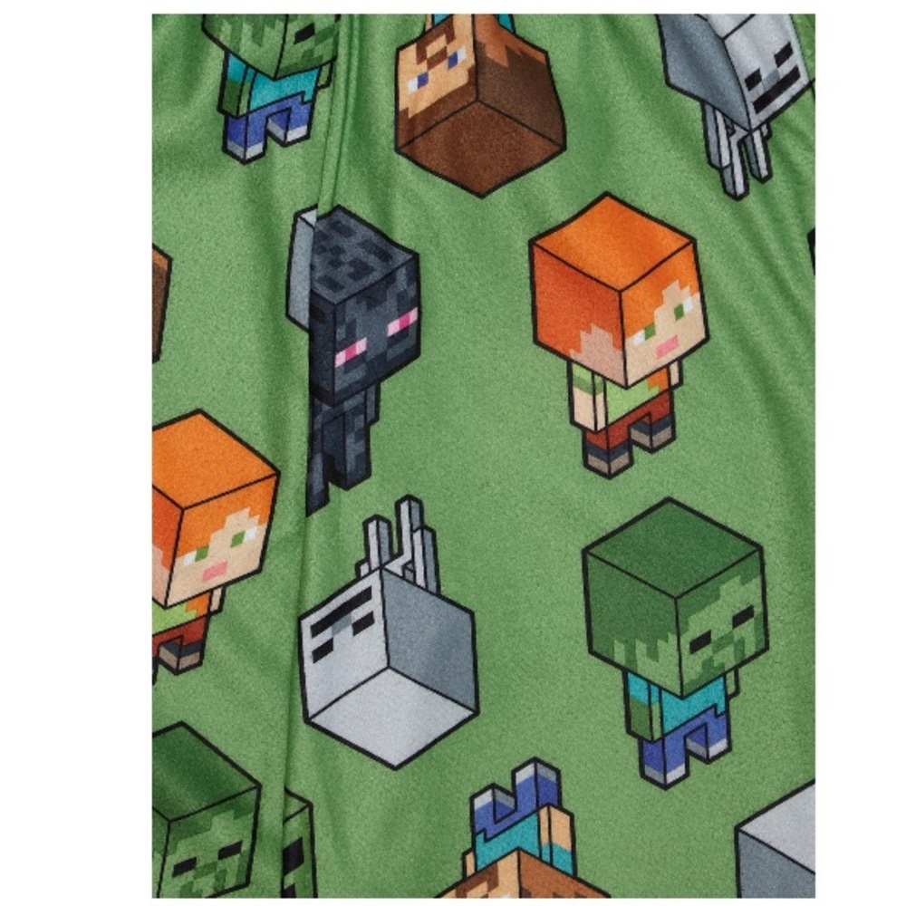 NWT Minecraft Boys Pajama Coat 2-Piece Set - Picture 3 of 3